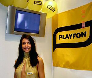"PLAYFON" company booth
